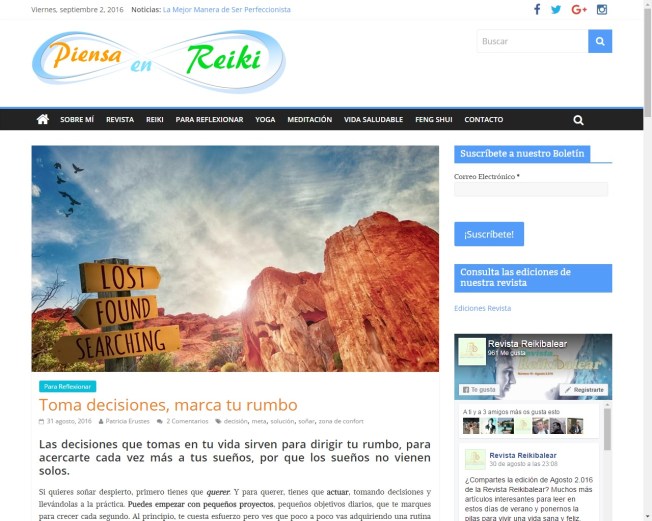 Toma decisiones, marca tu rumbo